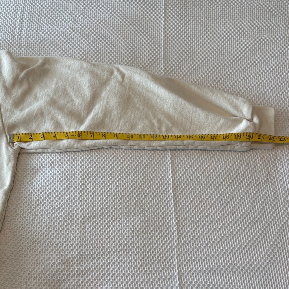 Spotify Crewneck Sweatshirt Cream, size Large Made in USA, 100% cotton - Picture 4 of 9